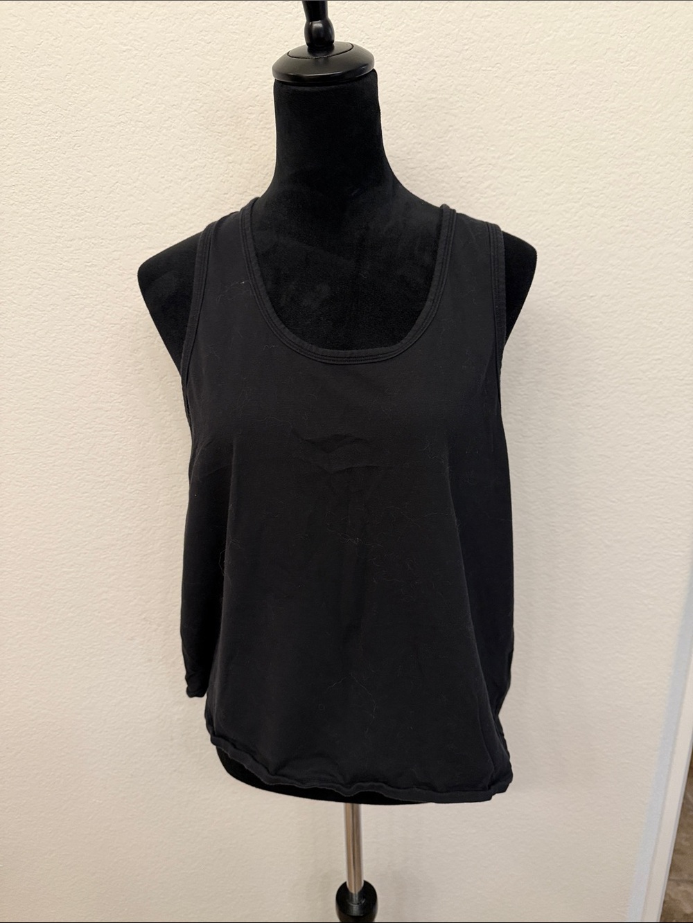 Athleta Black Scoop Neck Tank Top